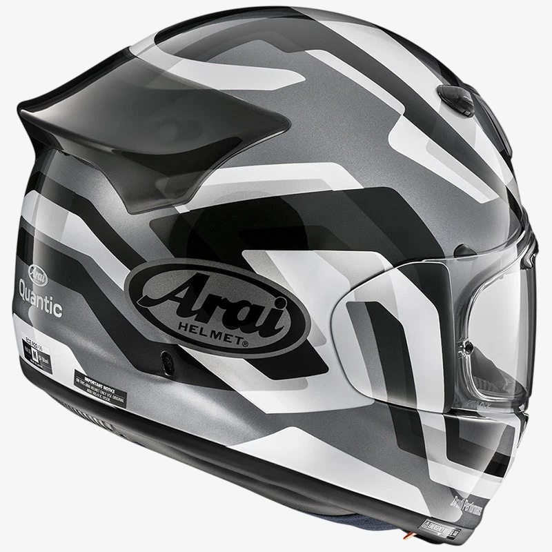 Casco Moto Integral ARAI Quantic Snake Blanco Brillo AR3115SW Foto 3 de 4