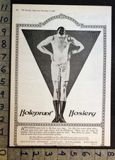 1920 HOLEPROOF HOSIERY SWANK MEN FASHION COLES PHILLIPS ILLUSTRATOR AD FC13701
