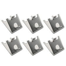 Freezer Shelf Support Clip 35mm Stainless Steel Bracket Hook Refrigerator 6 PCS
