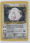 Chansey Holo Pokemon Base Set #3 1999