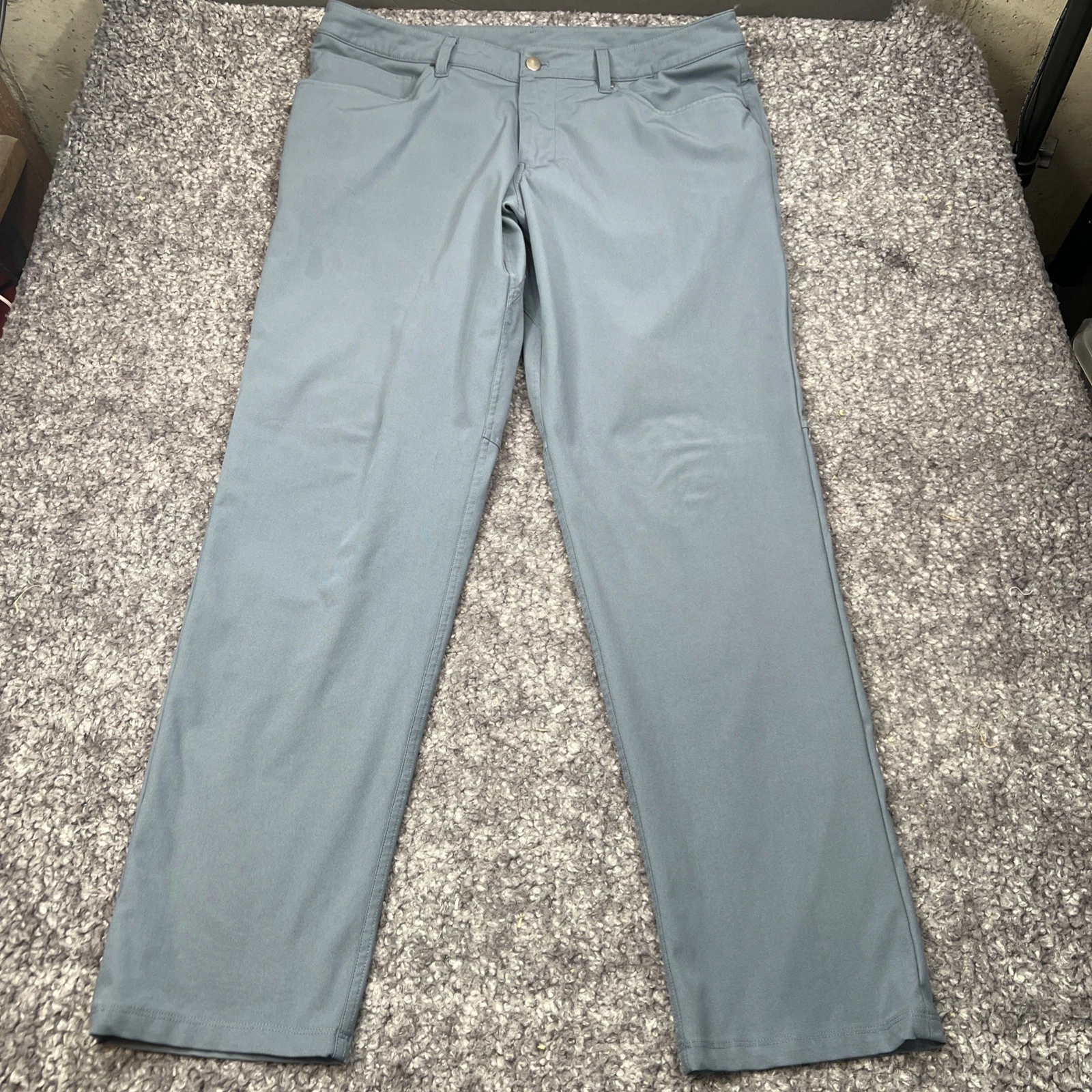 Lululemon ABC Chino Pants 5 Pocket Performance Blue Warpstreme (LM5967S) - 34x30