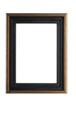Creative Mark Illusions Floater Frame For 3/4" Deep Canvases - 18x24 Antique Gol