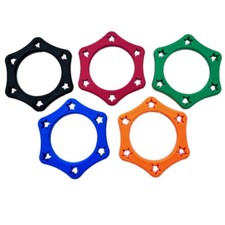 5PCS Rubber Anti-Rolling Wireless Handheld Shake proof Diameter 38mm, Mixed