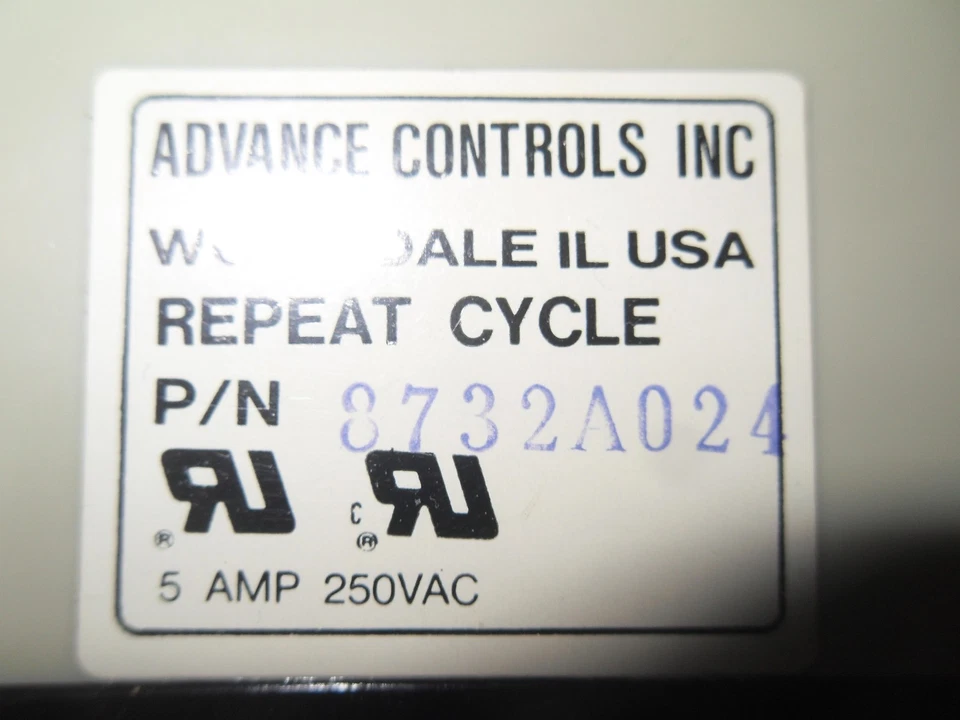 Advance Controls 8732A024 Timer - Image 2 of 4