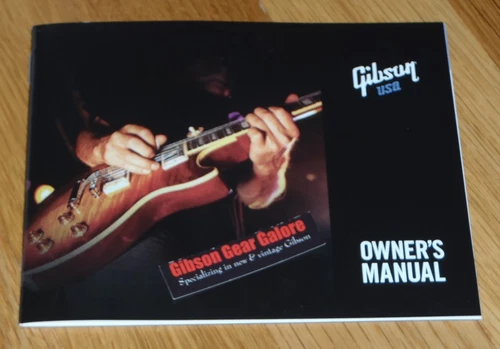 Gibson Les Paul Manual Brochure Owners Booklet Guitar Parts Flyer SG ES HP T R9