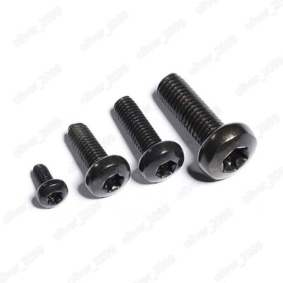Black 304 Stainless Steel Torx Soket Pan Head Screws M1.6 M2 M2.5 M3 M4 M5 M6 M8