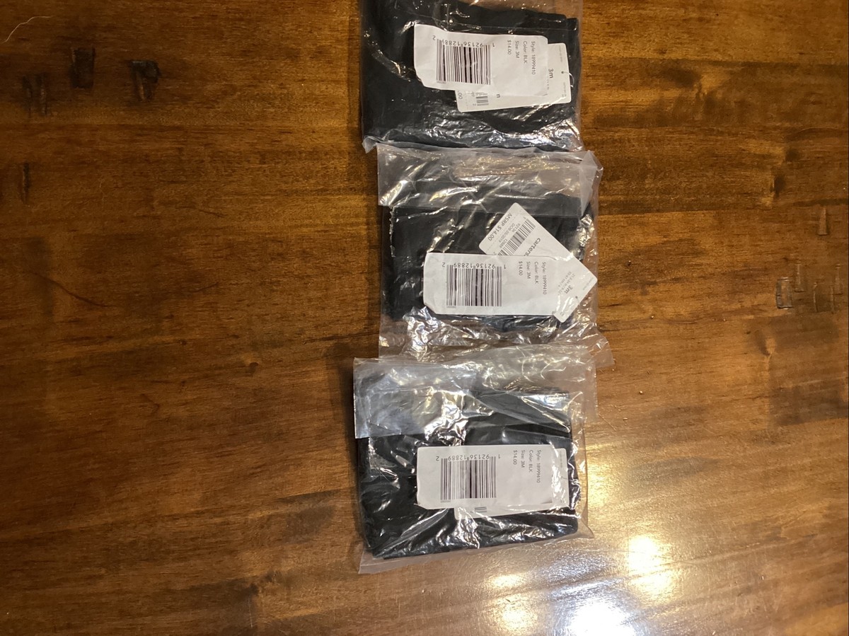 baby girls 3 months black Carters leggings 3 pair NEW style