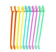 10 Pack Dog Toothbrush Double Head Pet Teeth Cleaning Brush for Puppy Dogs Cats