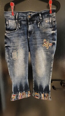 Tredy mega schöne 3/4 Jeanshose Gr.38