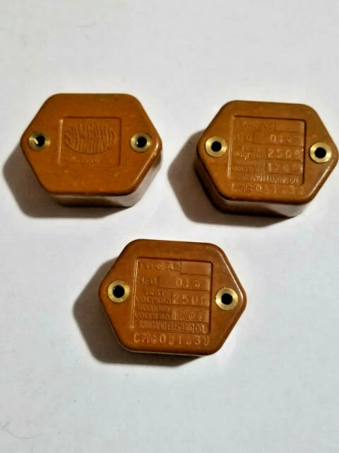 Amplificador de tubo vintage condensador MICA 0.018uF ±5% 1200V TIPO A2 SANGAMO EE. UU. Foto 2 de 2