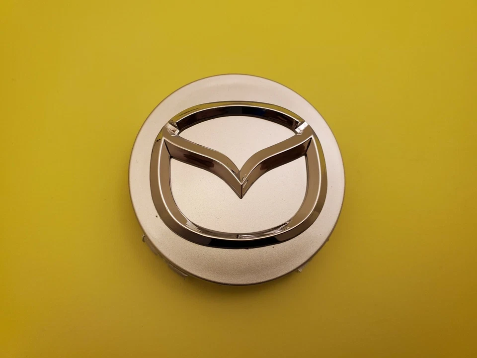 4 X MAZDA 56mm Silver Wheel Center Caps - Mazda 3/5/6, Miata, RX 8, CX-3/5/7/9.. - Изображение 2 из 4