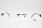 Glasses WK 67151 Black Blue Rimless Eyeglass Frame New