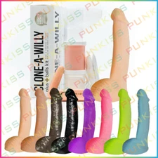 Clone-A-Willy Plus Balls Vibrating Dildo💋Silicone Realistic Penis Replica Toy