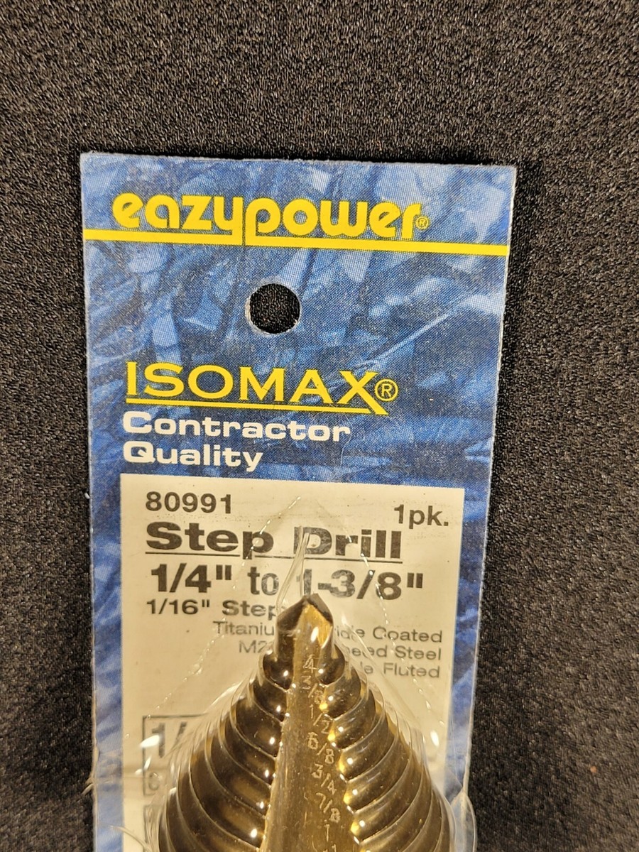 Eazy Power ISOMAX 80991 Step Drill 1/4