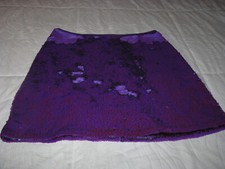 Wild Fable Women's Sparkily Purple Sequins Mini Skirt Size M