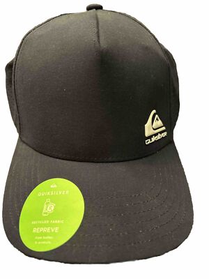 NWT Quiksilver Repreve Hat Blue Polyester One Size Adjustable Retail $30