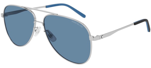 Montblanc Occhiali da sole Mb0103s 003 Argento Blu | Acquisti Online su eBay