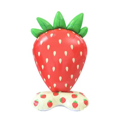 Strawberry Balloon Birthday Party Self Standing Summer Fruit Decoration Huge
