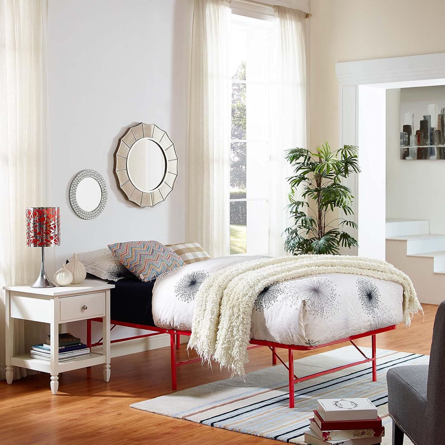 - No Box Spring Needed, Red