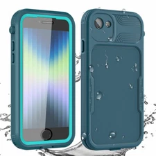 For iPhone SE 3rd/2nd 7 8 Case Waterproof Shockproof Heavy Duty Underwater Cover