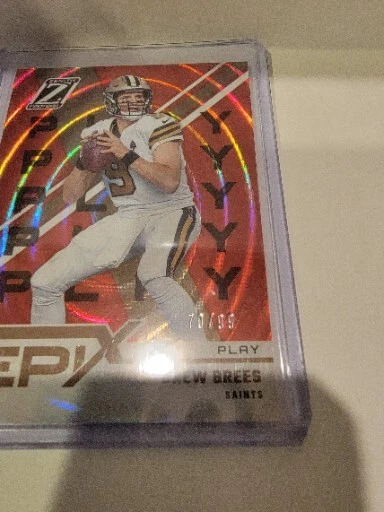 K108,632 - 2022 Zenith Epix Orange Play #10 Drew Brees #70/99 -267 - Image 2 of 3