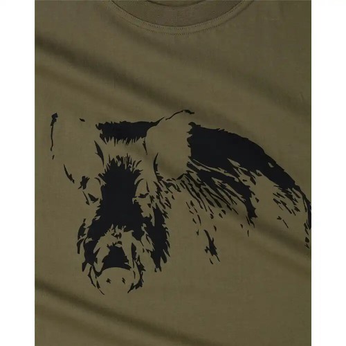 CAMISETA PARFORCE CAZADOR ALEMÁN CAZADOR ANIMALES JABALÍES VERDE/L 52 - Imagen 3 de 3