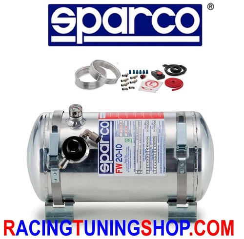 SPARCO ELECTRIC EXTINGUISHING SYSTEM ALUMINUM CYLINDER FIRE EXTINGUISHER 0146EA4011