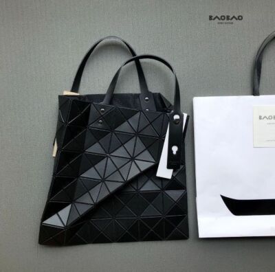 BAO BAO Issey Miyake Lucent Matte Tote Bag From Japan 34 x34 cm
