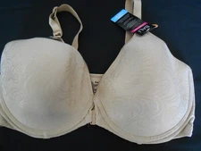  BALI Comfort 3P66 Seamless Cool Comfort U/W BEIGE Bra 40DD NWT