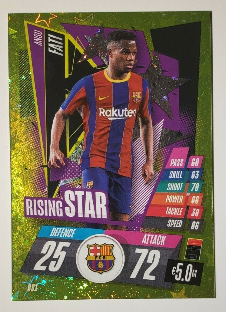 21 TOPPS アンスファティ シリアルカード 21 TOPPS アンス