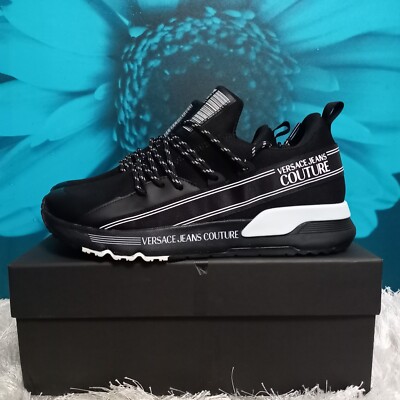 Versace Jeans Couture Fondo Dynamic Black Runner Trainers 