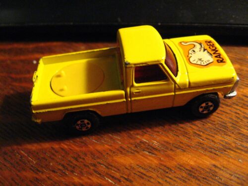 Matchbox Vintage Wild Life Pickup Truck - '73 Yellow Lesney England Missing  Lion