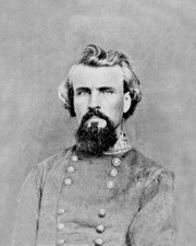 US Confederate General NATHAN BEDFORD FORREST Glossy 8x10 Photo Civil War Poster