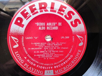 Aldo Rizzardi LP Vinyl Peerless Records #LPL-389 “Dedos Agiles” | eBay