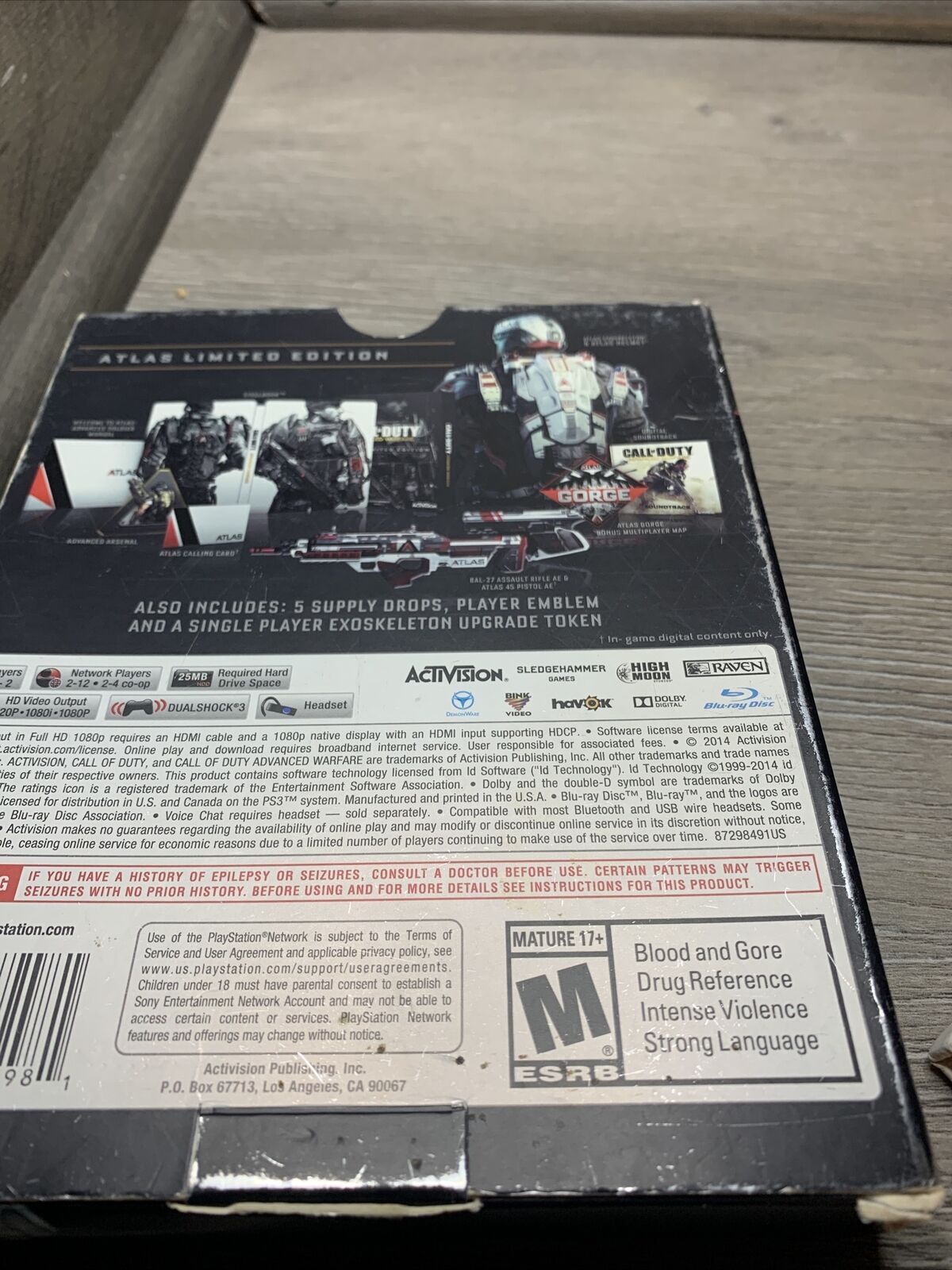 Call of Duty: Advanced Warfare Atlas Limited Edition, Activision