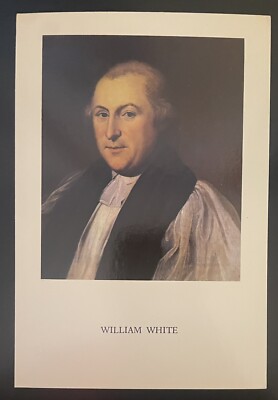 U.S-WILLIAM WHITE 1748/1836-POST CARD-UNUSED-J737