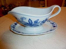 SMCS Tirschenreuth Sauciere Zwiebelmuster blau Echt Kobalt - TOP -