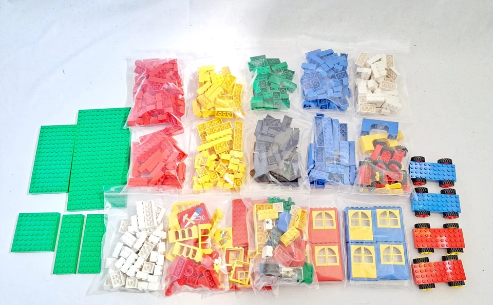LEGO Básico 4213 Caja De Piezas Set De Construcción 1998 Vintage Rare OVP ! - Imagen 2 de 4