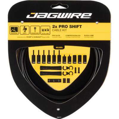 Jagwire Schaltzugset 2,3m/2,8m Road & Mountain 2x Pro Shift Stealth Schwarz
