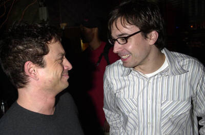 Chris Kattan and Jimmy Fallon during Def Jam Party - Lyor Cohen an- Old Photo 2