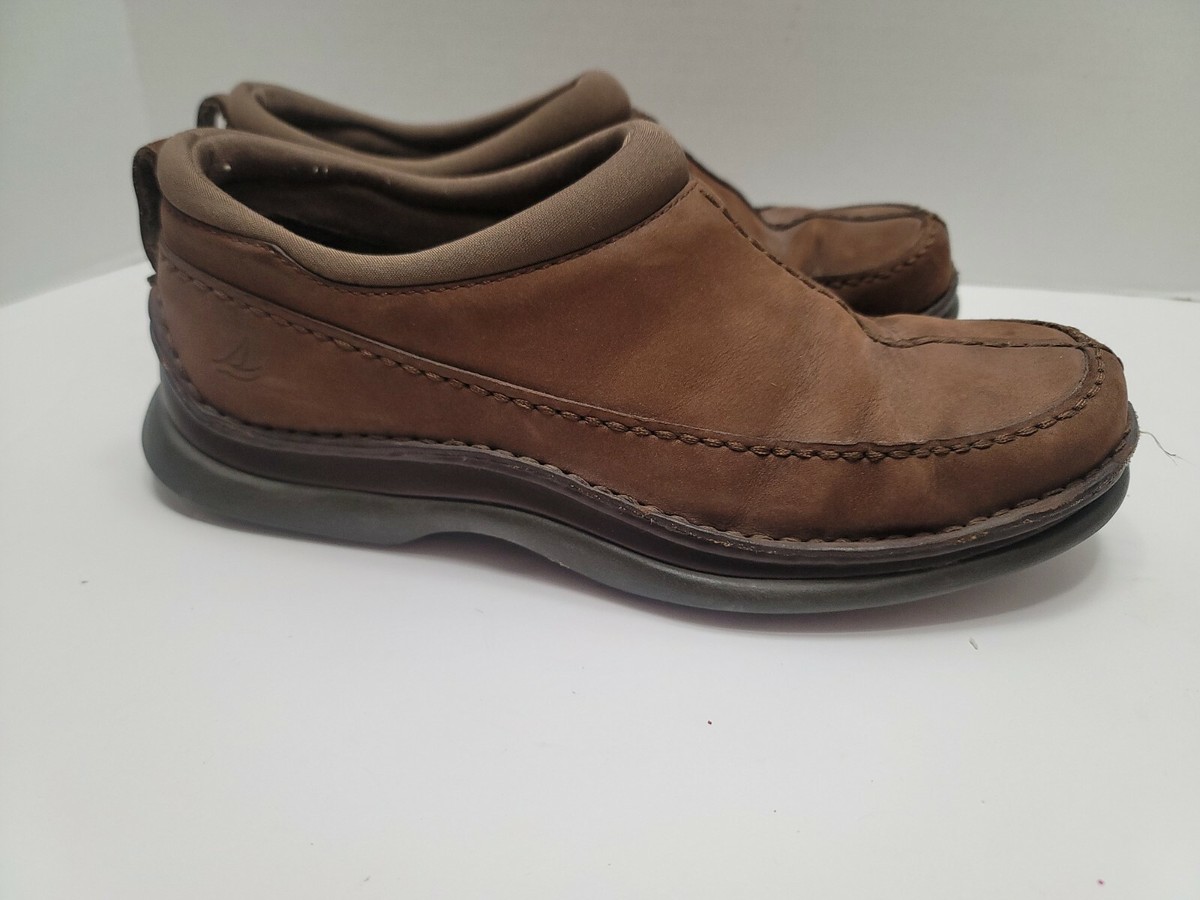 Sperry Top-Sider Brown Pebbled Leather Slip On Loafers Mens 8 Amazon.com | Sperry Men main image 2