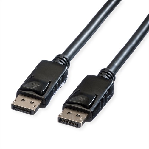 DisplayPort Kabel, DP Stecker - Stecker, schwarz, 1 m - 4096 x 2560 @60Hz (4K) - Bild 2 von 3