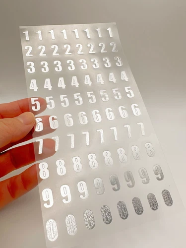 Self Adhesive gold&silver Alphabet Letter&number Stickers Card Making Art&Craft - Picture 16 of 26
