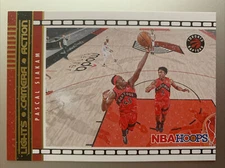2021-22 Panini NBA Hoops WINTER GOLD Lights Camera Action Pascal Siakam Raptors