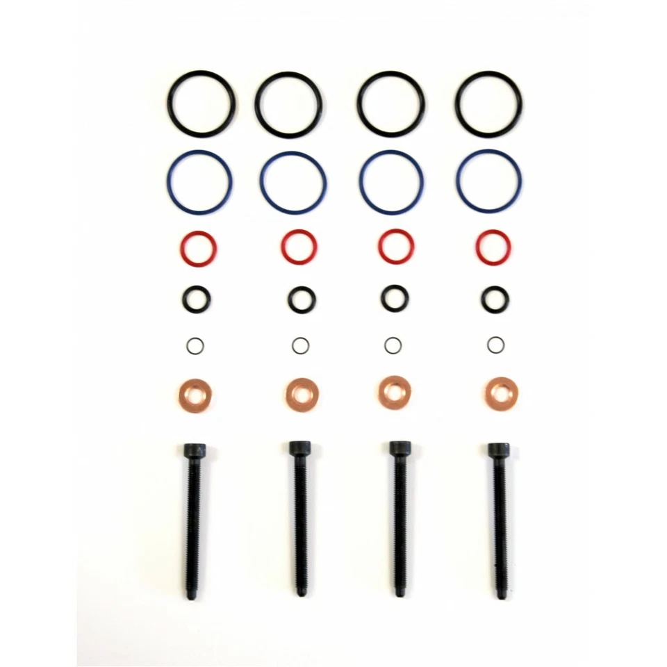4 x Injector Seals & 4 Bolts For VW Volkswagen 1.9 & 2.0 TDi - Image 1 of 1