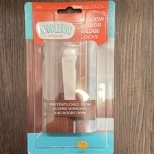 New Toddleroo by North States Window  Door Wedge Locks 4 Pack
