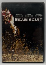 Seabiscuit DVD Widescreen Movie Tobey Maguire Jeff Bridges Chris Cooper 2003