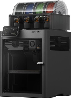 Bambu Lab - X2D AMS Combo 3D Printer - Gray