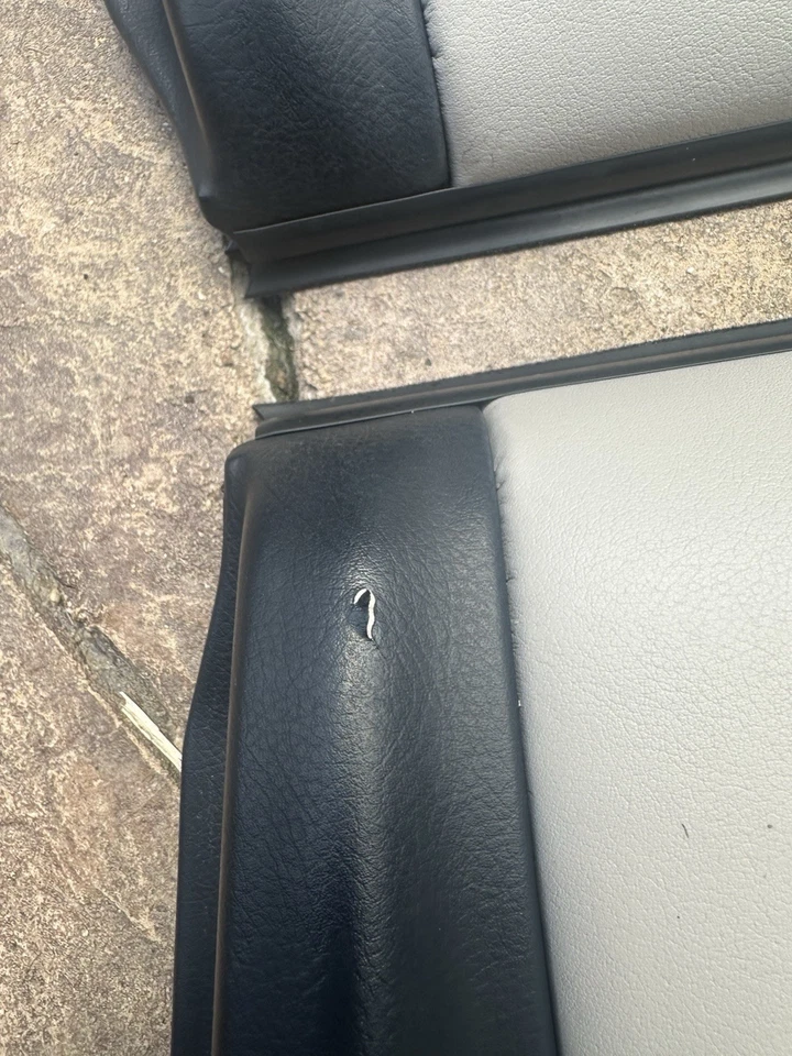 01-05 Lexus IS300 Panel Puerta Tarjetas Cuero Blanco RARO OEM Foto 4 de 4