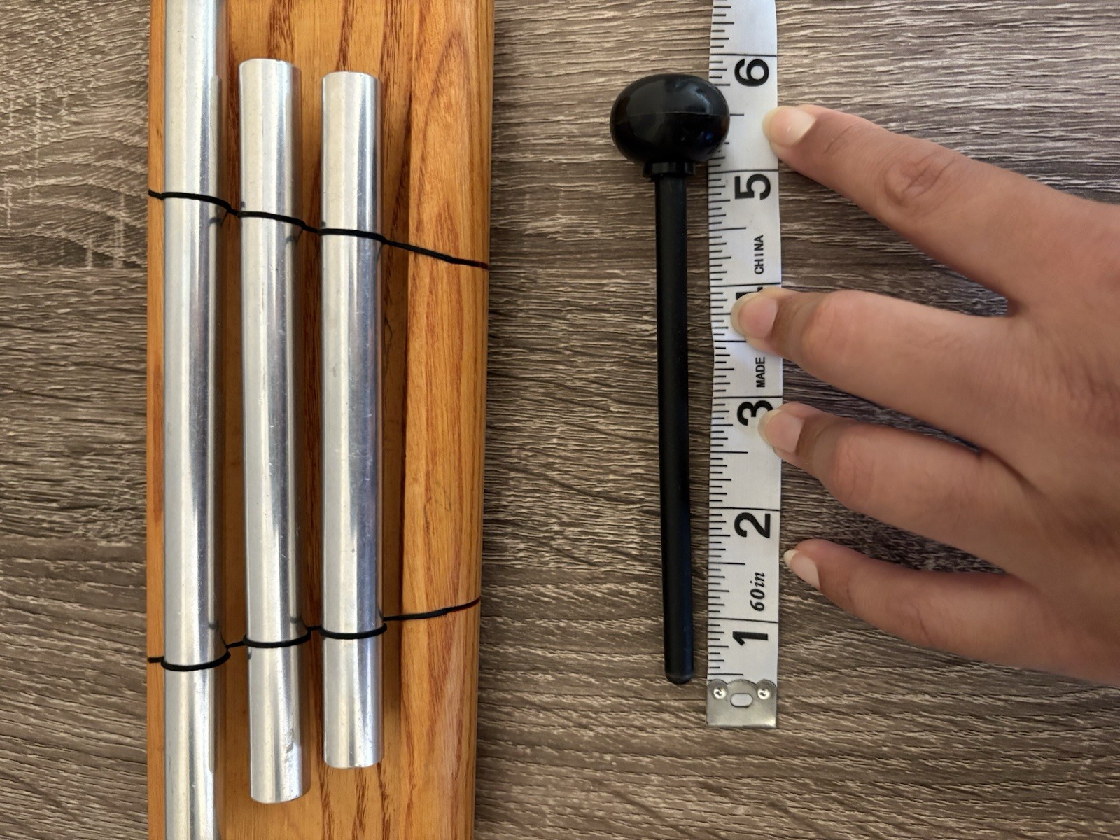 Woodstock Chimes Zenergy Chime Trio, Musical Instrument With Hand Mallet